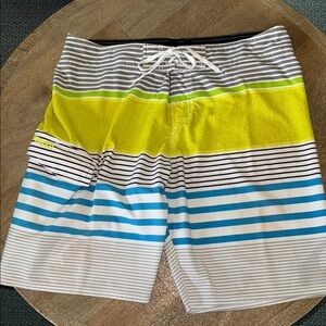 Quicksilver men’s board shorts , striped